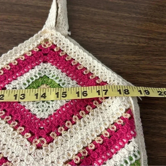 NWT New In  cropped crochet M/L - Picture 7 of 8